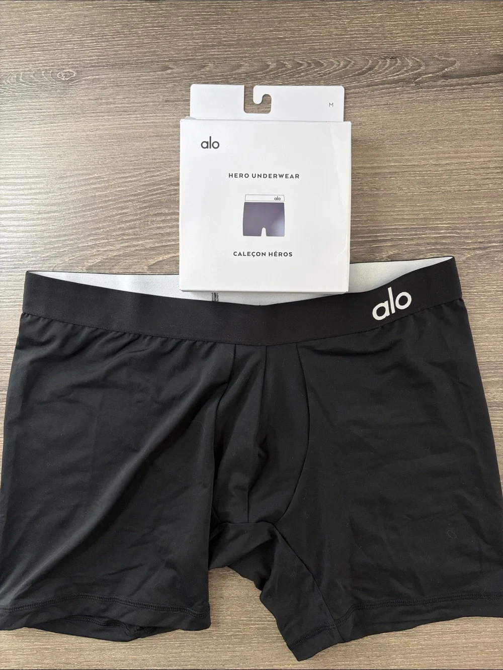 ALO Yoga Black Hero Underwear Boxer Briefs